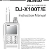 Alinco DJ-X100T/E Instruction Manual
